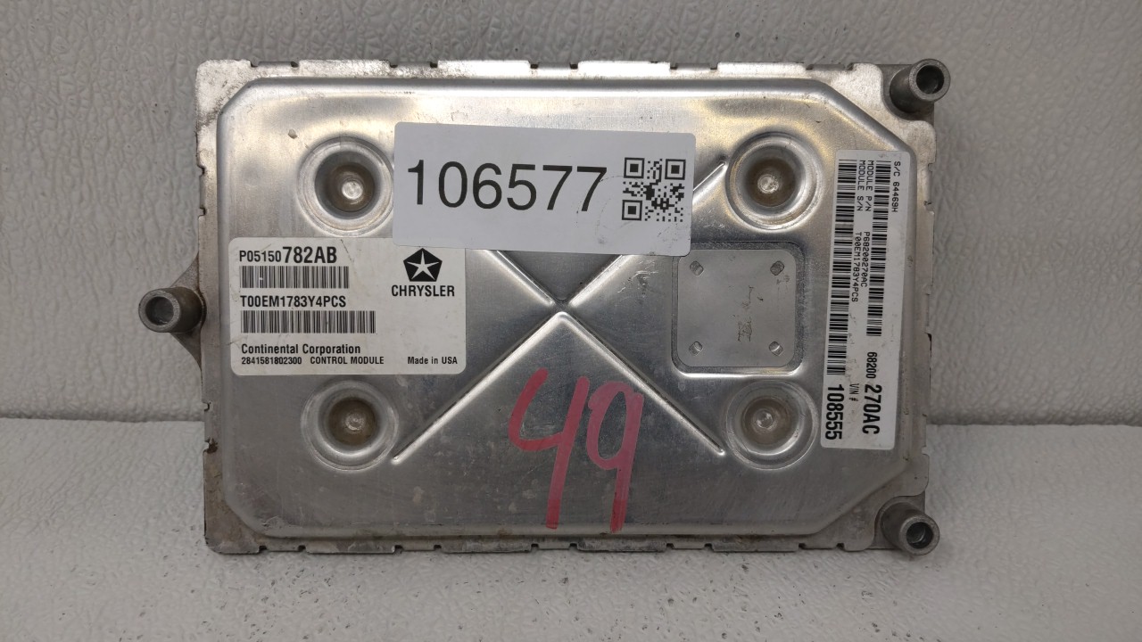 Picture of 2014-2014 Dodge Journey Engine Control Computer Ecu Pcm Ecm Pcu Oem 106577