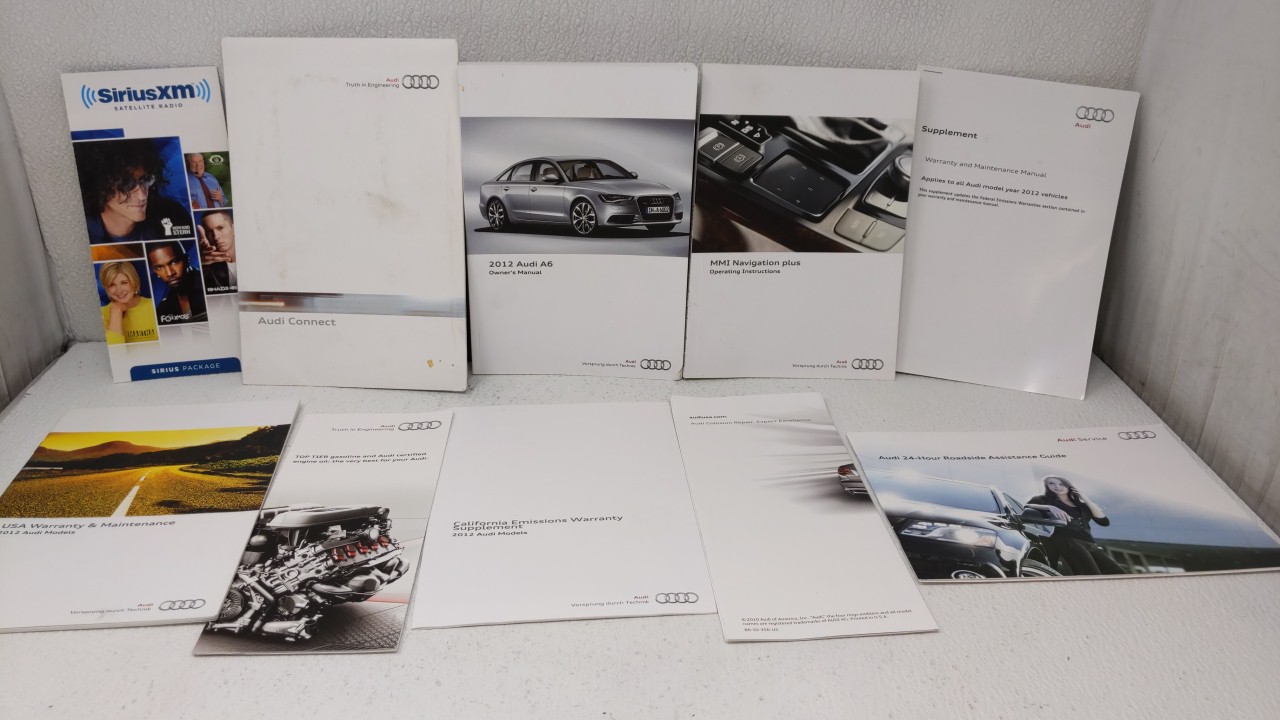 2012 Audi A6 Owners Manual 110329 - Oemusedautoparts1.com