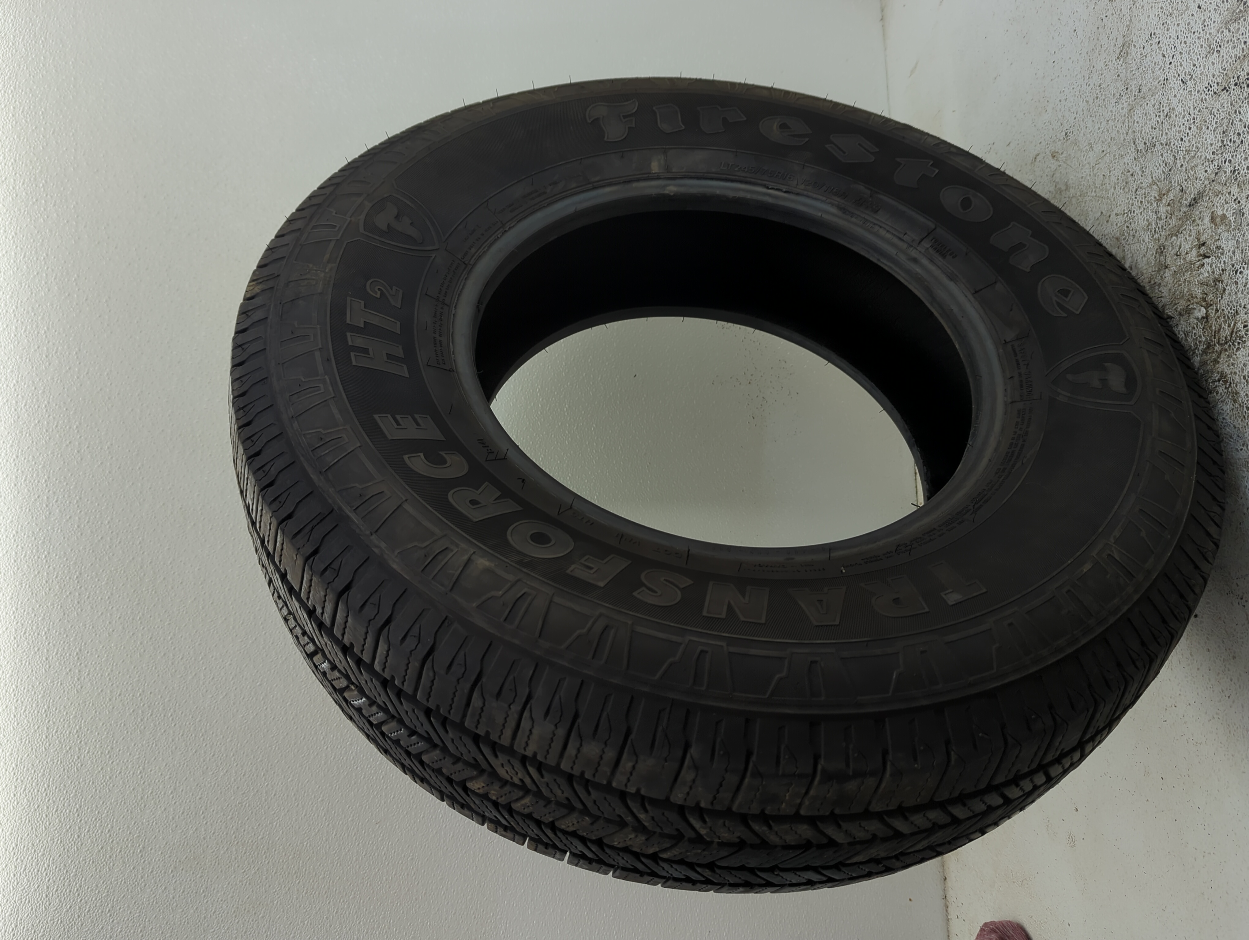 Used Tire LT245/75R16 FIRESTONE TRANSFORCE HT2 B14L - Tread Depth 12/32 - Oemusedautoparts1.com