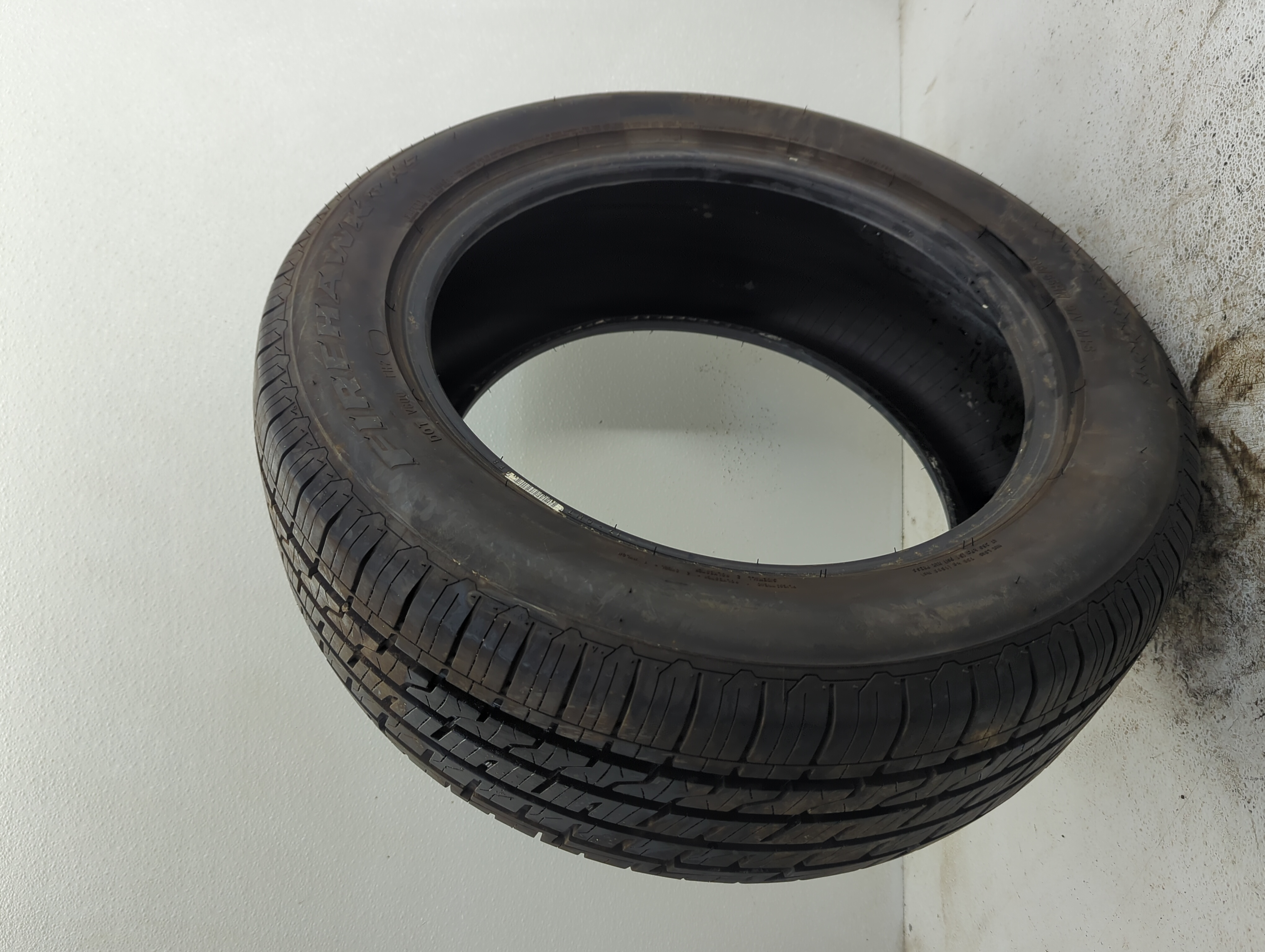Used Tire 225/55R17 FIRESTONE FIREHAWK AS 97V - Tread Depth 12/32 - Oemusedautoparts1.com