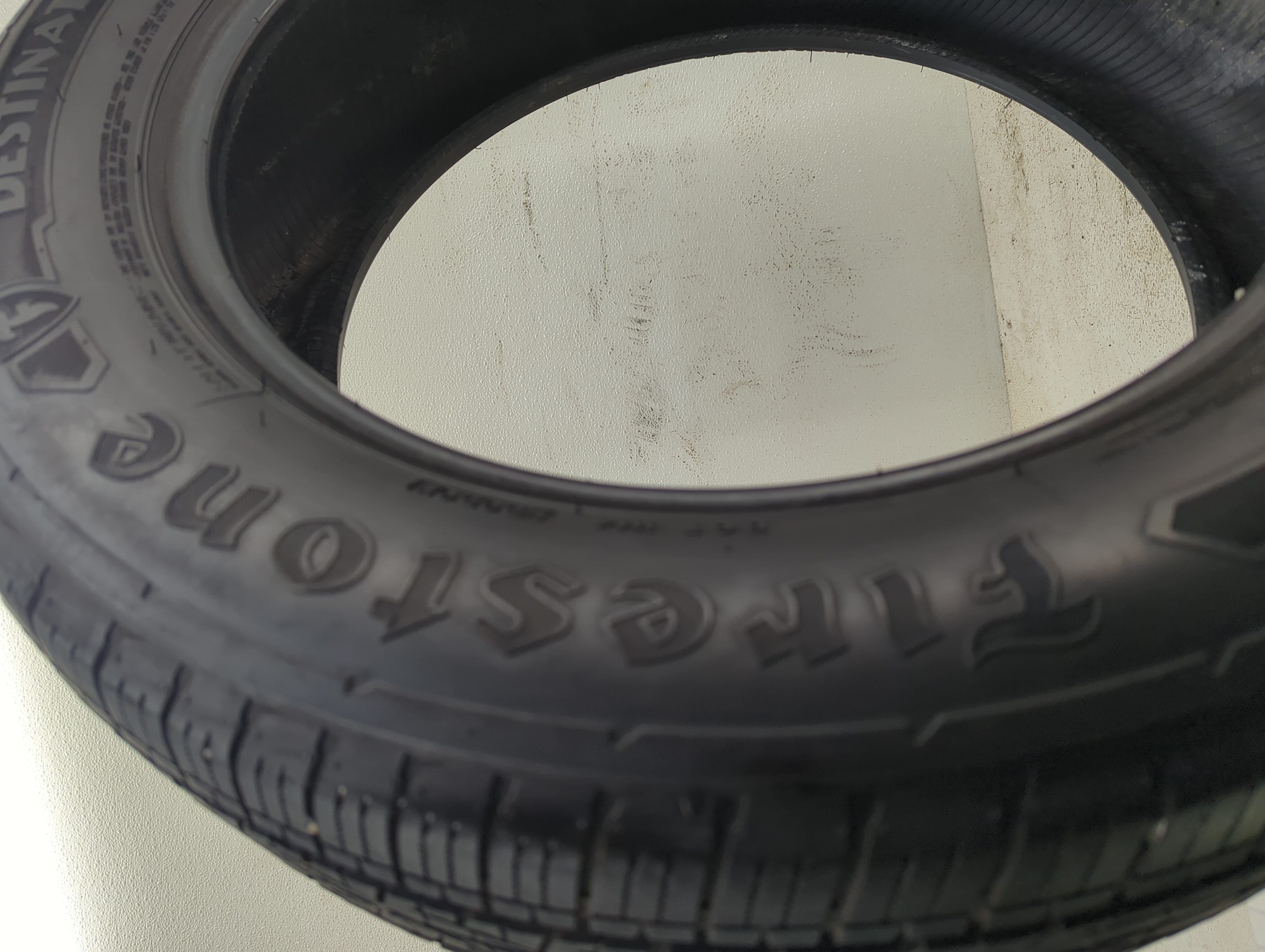 Used Tire 225/60R18 FIRESTONE DESTINATION LE3 100H - Tread Depth 8/32 - Oemusedautoparts1.com