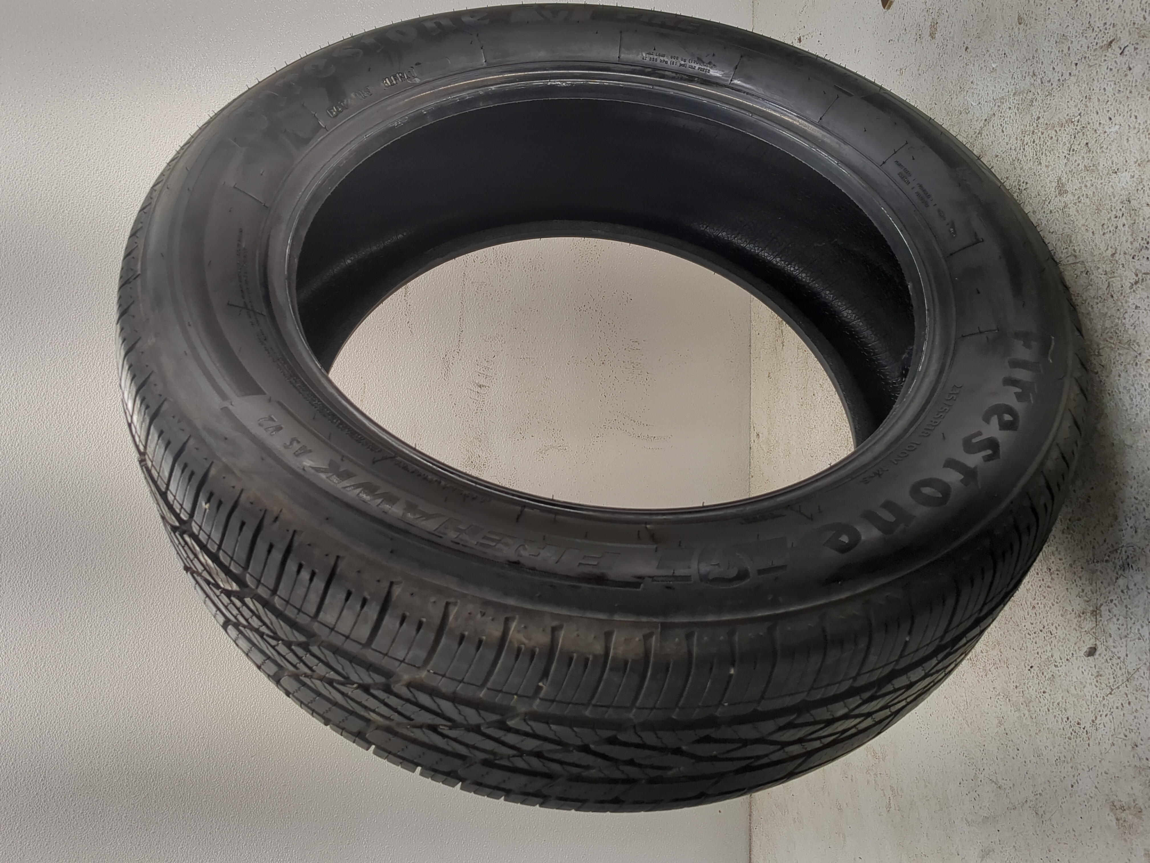 Used Tire 235/55R18 FIRESTONE FIREHAWK AS V2 100V - Tread Depth 9/32 - Oemusedautoparts1.com