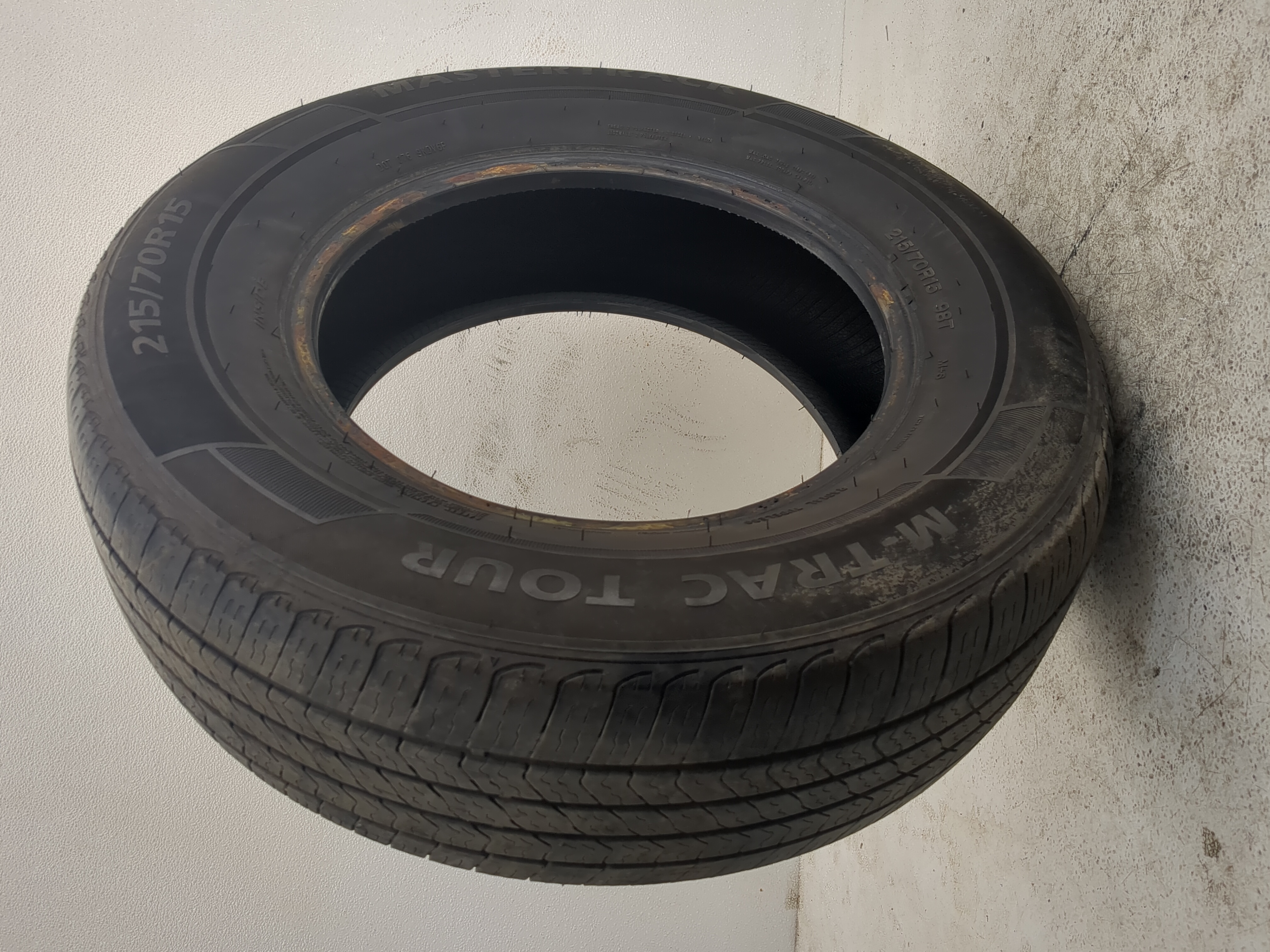Used Tire 215/70R15 MASTERCRAFT M-TRAC TOUR 98T - Tread Depth 6/32 - Oemusedautoparts1.com