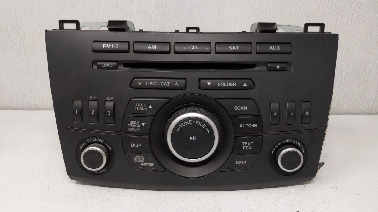 Picture of 2012-2013 Mazda 3 Am Fm Cd Player Radio Receiver 116043
