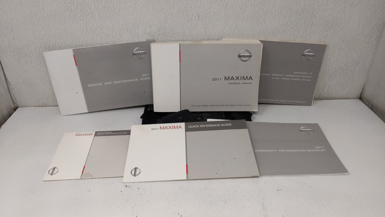 Picture of 2011 Nissan Maxima Owners Manual 116170