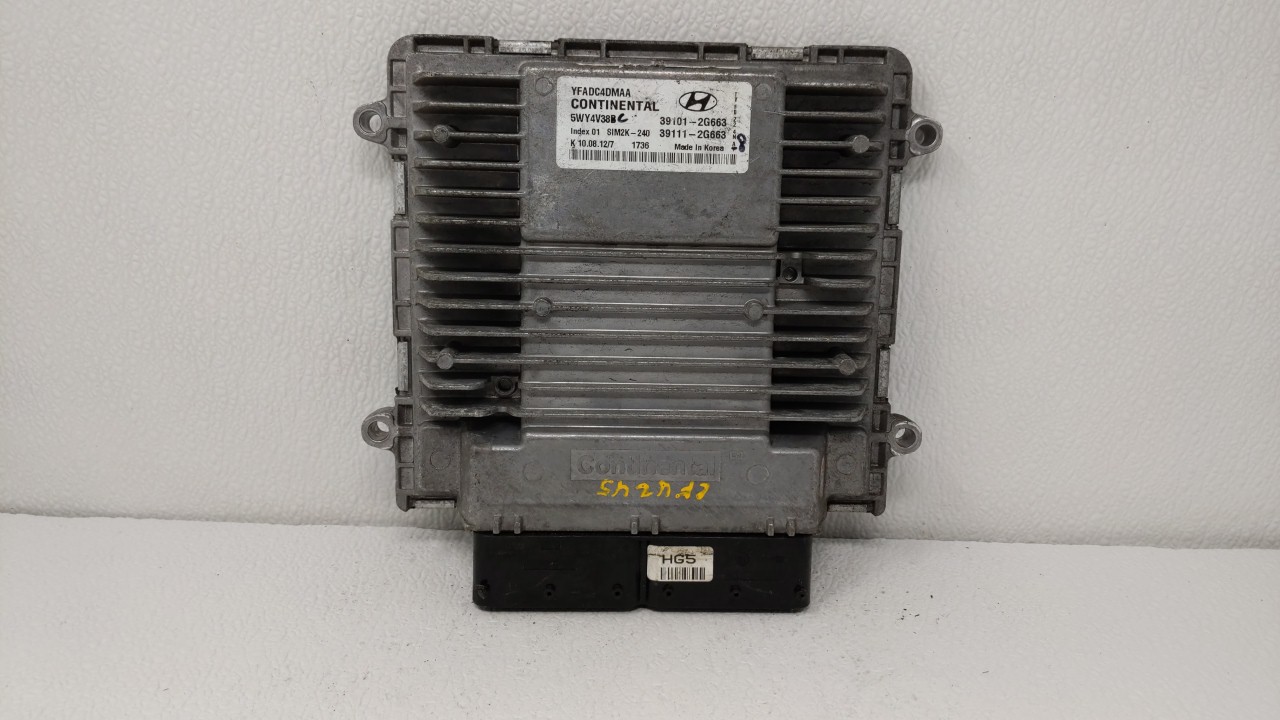 Picture of 2011-2014 Hyundai Sonata Engine Computer Ecu Pcm Ecm Pcu Oem 119353