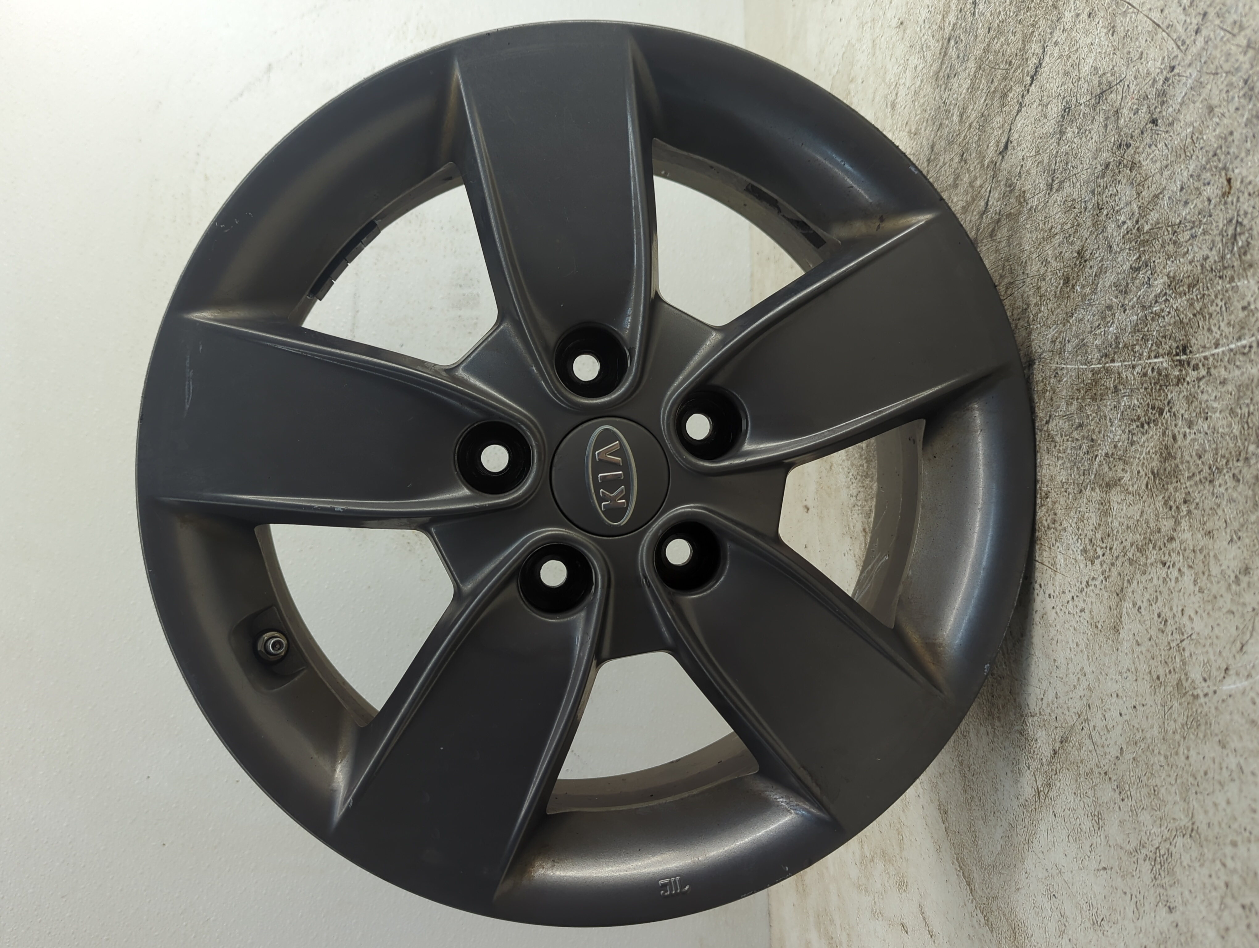 2010-2012 Kia Forte Koup Oem Wheel Rim Black 1199349 - Oemusedautoparts1.com