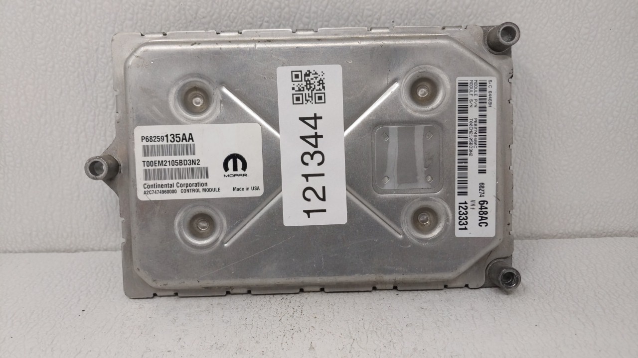 2015-2015 Dodge Journey Engine Control Computer Ecu Pcm Ecm Pcu Oem 121344 - Oemusedautoparts1.com