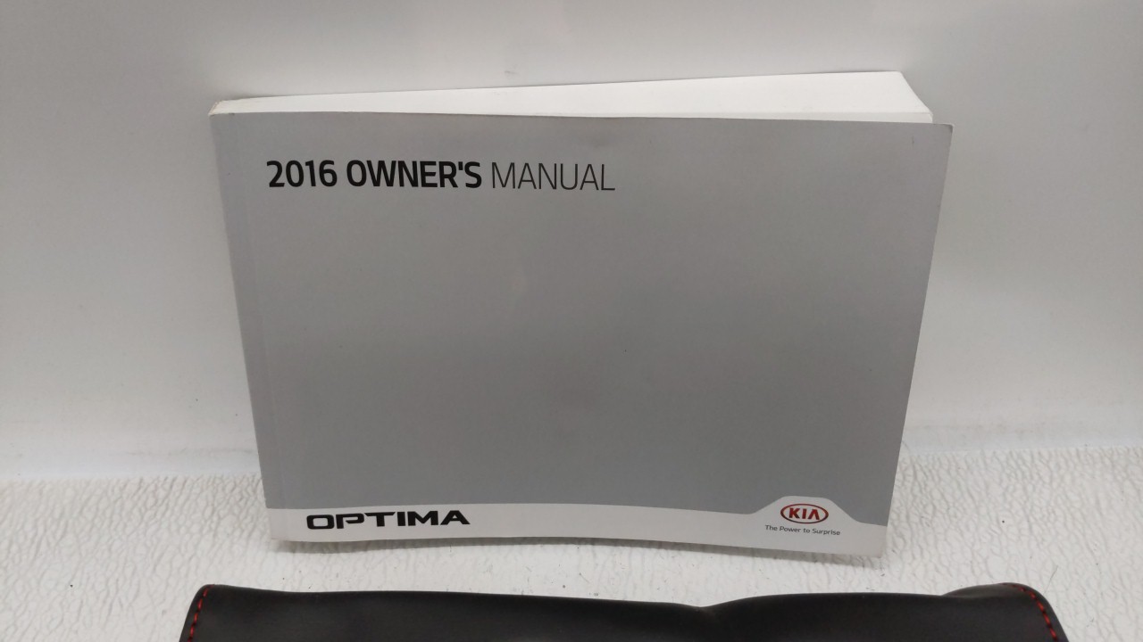 2016 Kia Optima Owners Manual 146449 - Oemusedautoparts1.com