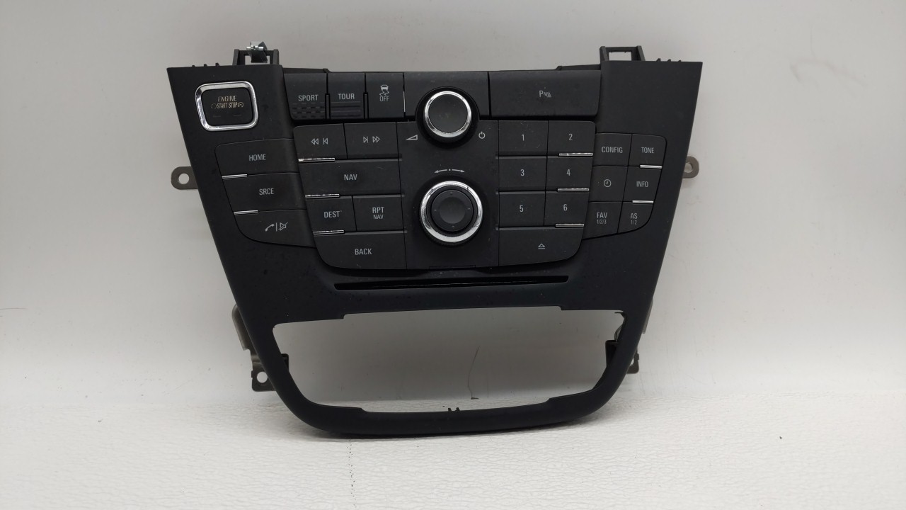 2012-2013 Buick Regal Radio Control Panel 164337 - Oemusedautoparts1.com