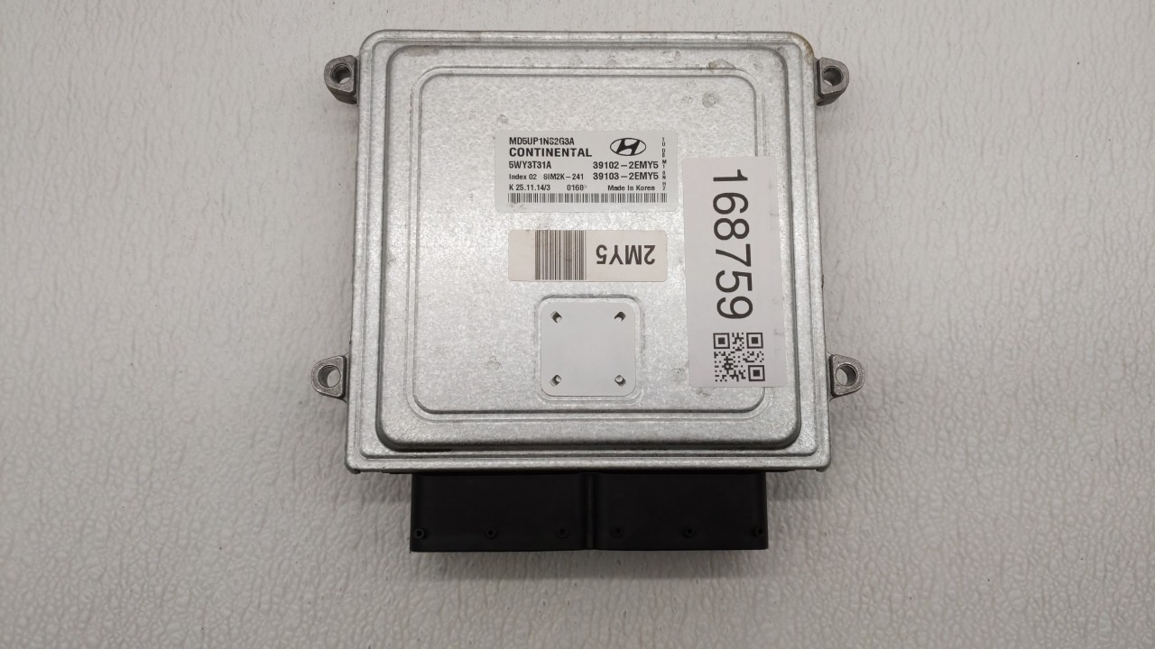 2014-2016 Hyundai Elantra Engine Computer Ecu Pcm Ecm Pcu Oem 168759 - Oemusedautoparts1.com
