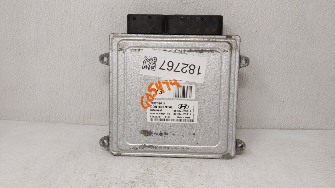 2011-2015 Hyundai Sonata Engine Computer Ecu Pcm Ecm Pcu Oem 182767 - Oemusedautoparts1.com