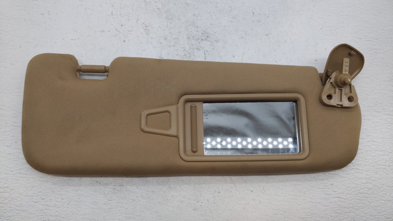 2011-2015 Hyundai Sonata Passenger Sun Visor Mirror Right Sunvisor Tan 185116 - Oemusedautoparts1.com