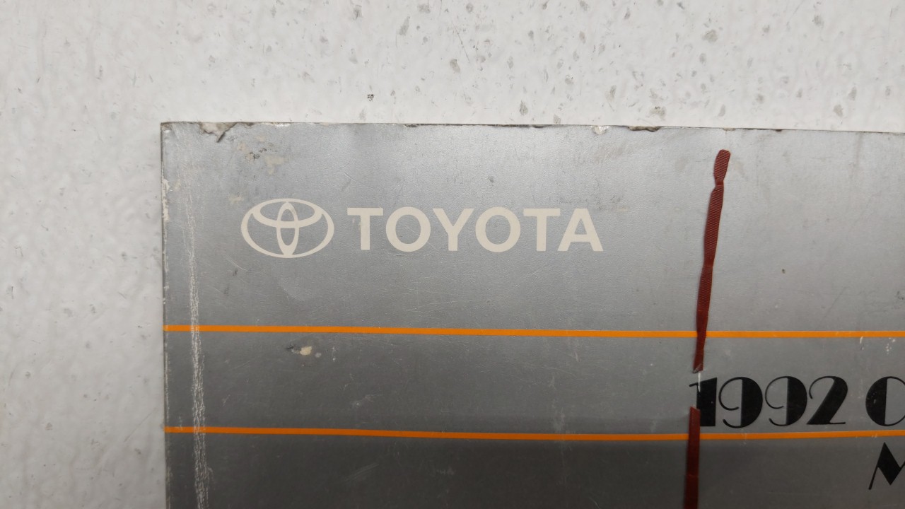 Picture of 1992 Toyota Camry Owners Manual 185566
