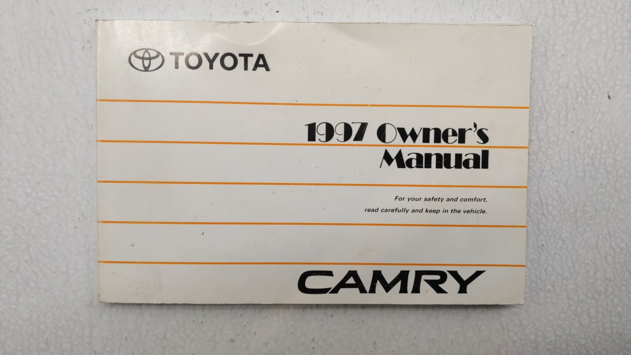 Picture of 1997 Toyota Camry Owners Manual 185647