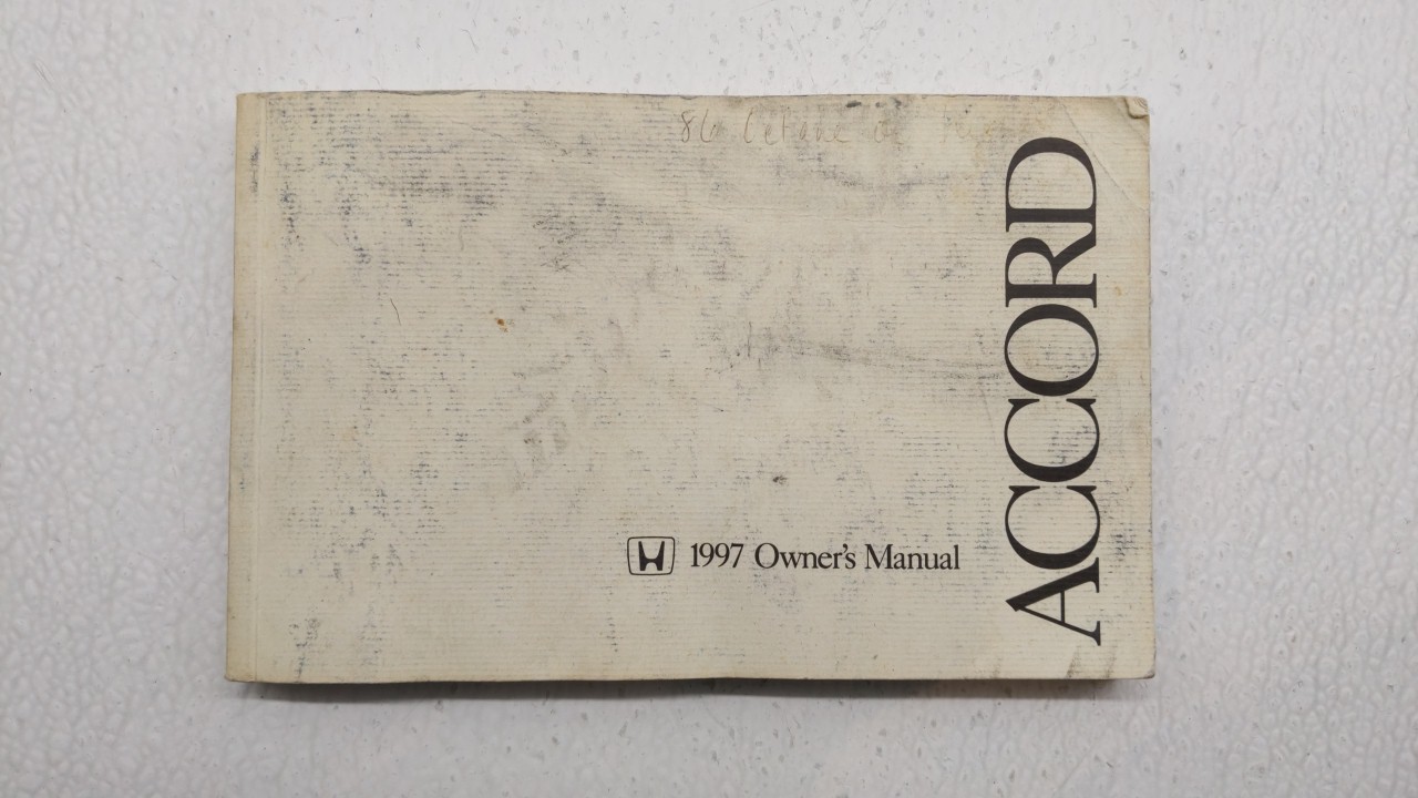 Picture of 1997 Honda Accord Owners Manual 185672