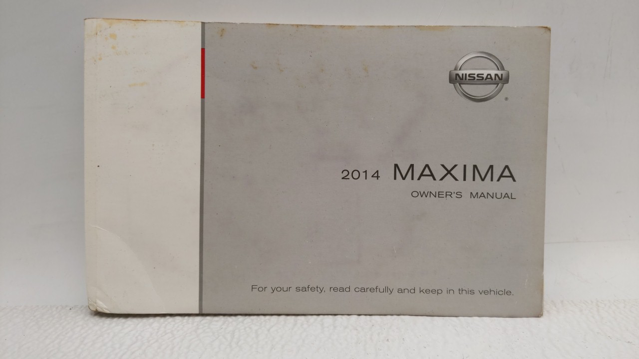 Picture of 2014 Nissan Maxima Owners Manual 190494