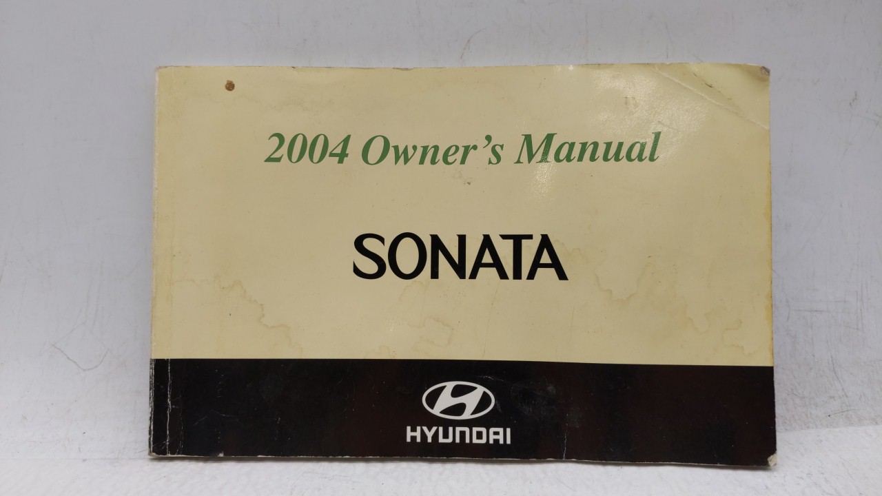 Picture of 2004 Hyundai Sonata Owners Manual 203801