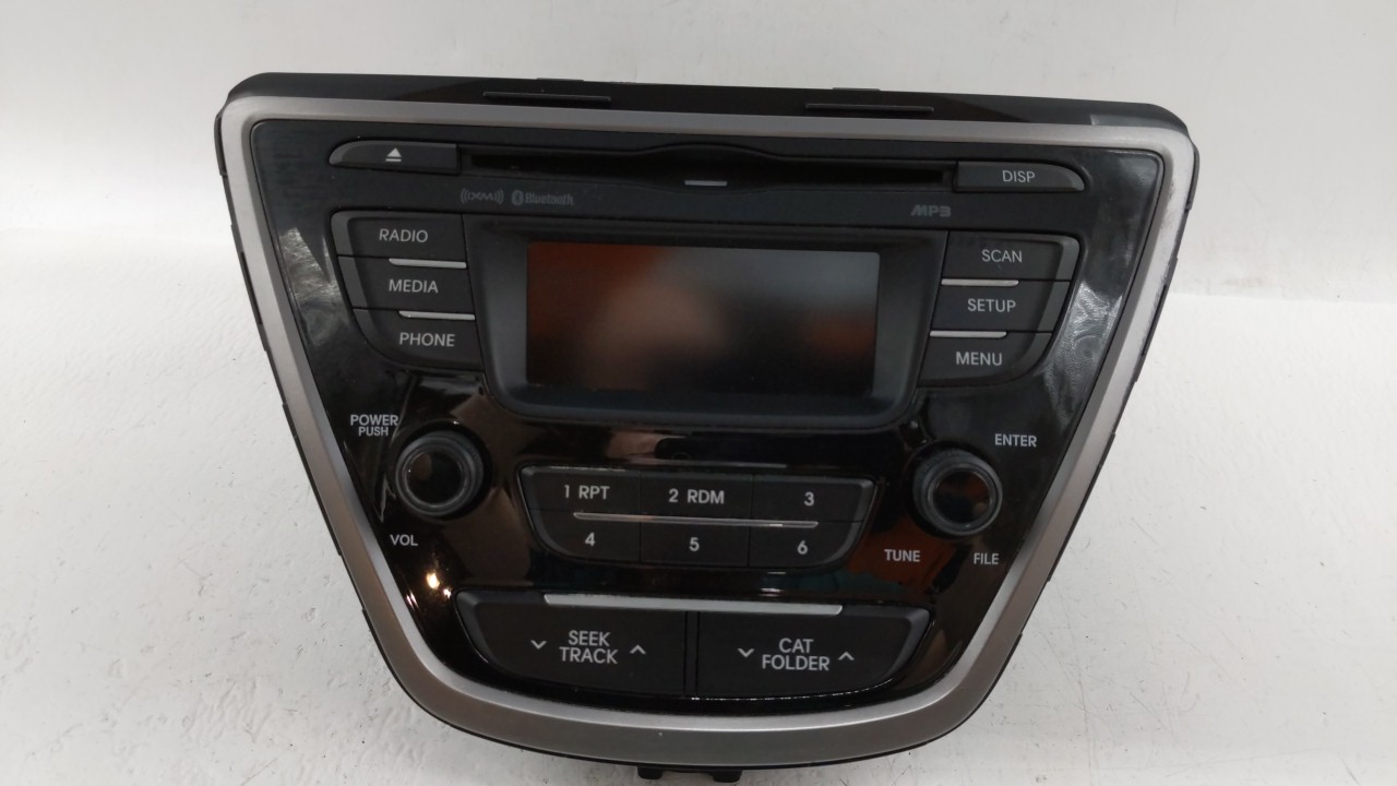 2013-2013 Hyundai Elantra Am Fm Cd Player Radio Receiver 203861 - Oemusedautoparts1.com