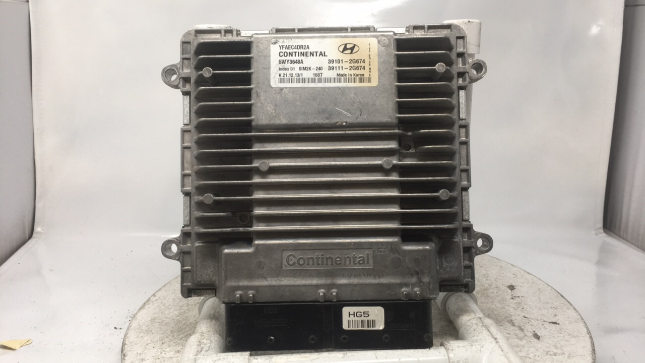 Hyundai Sonata Engine Computer Ecu Pcm Ecm Pcu Oem 39101-2g666 20524 - Oemusedautoparts1.com