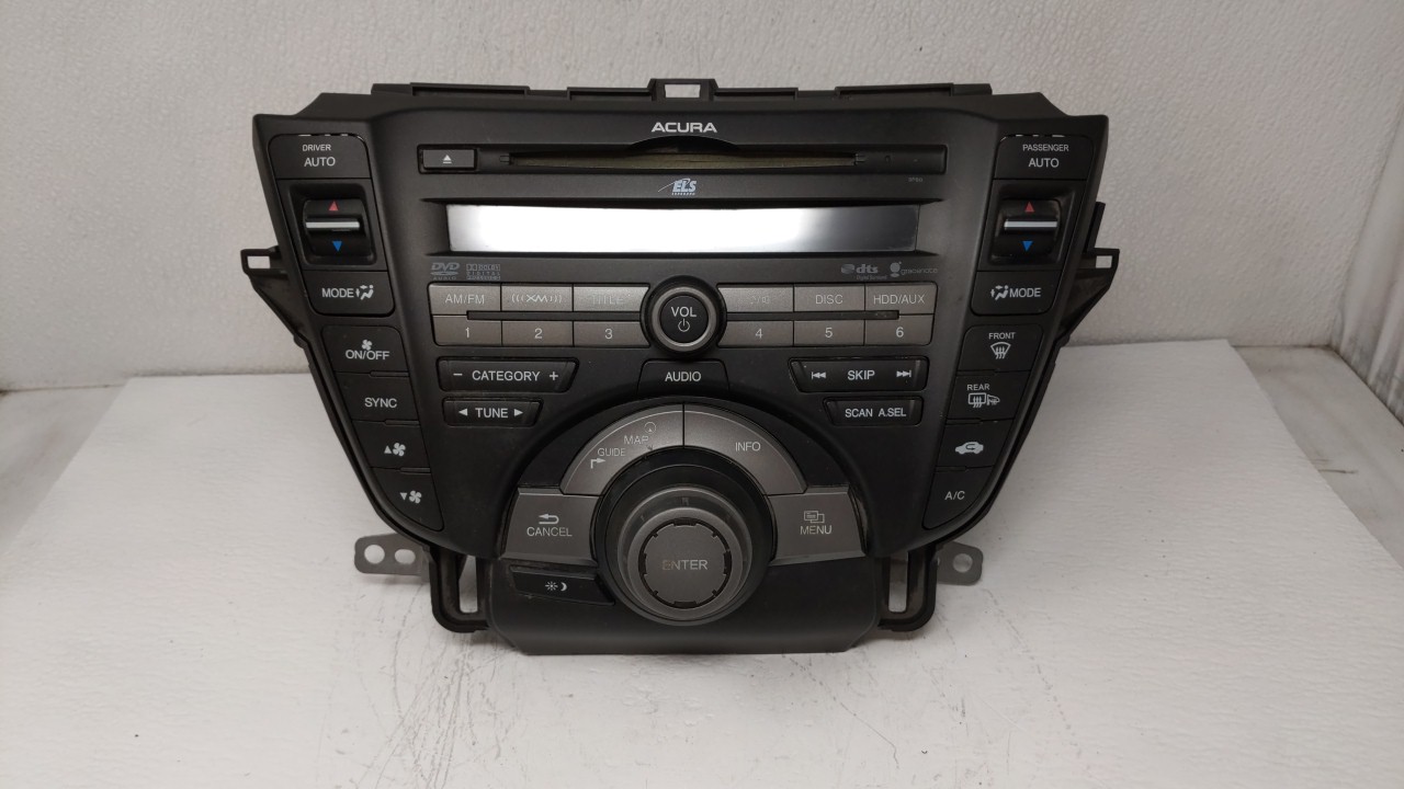 2009-2009 Acura Tl Am Fm Cd Player Radio Receiver 205398 - Oemusedautoparts1.com