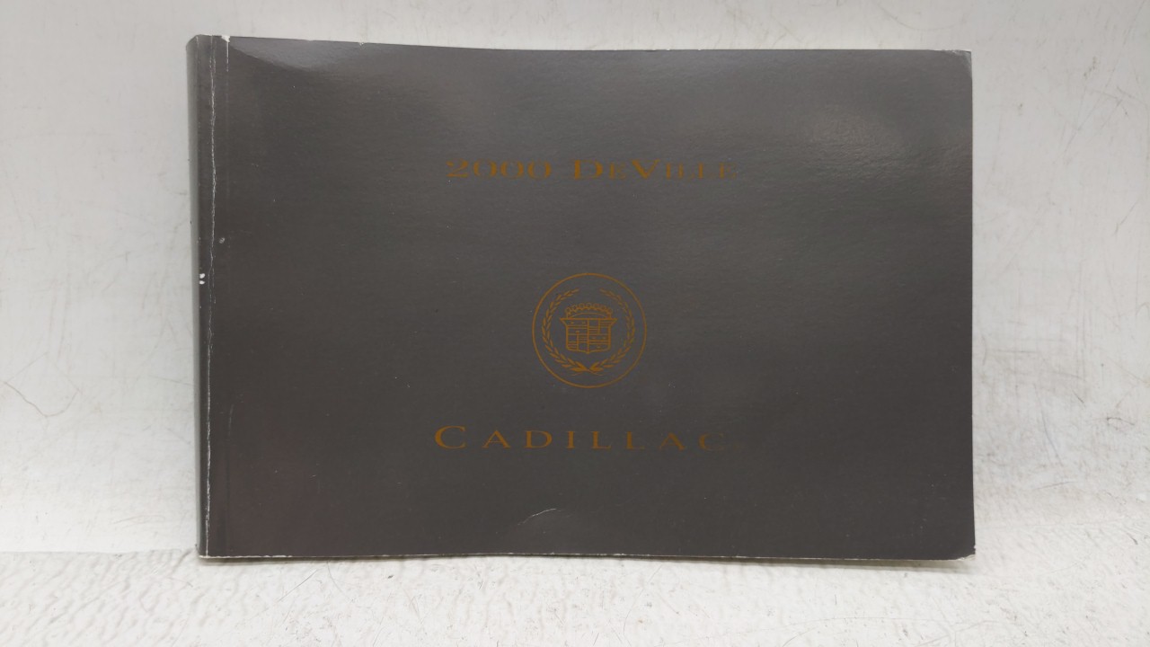 Picture of 2000 Cadillac Deville Owners Manual 206045