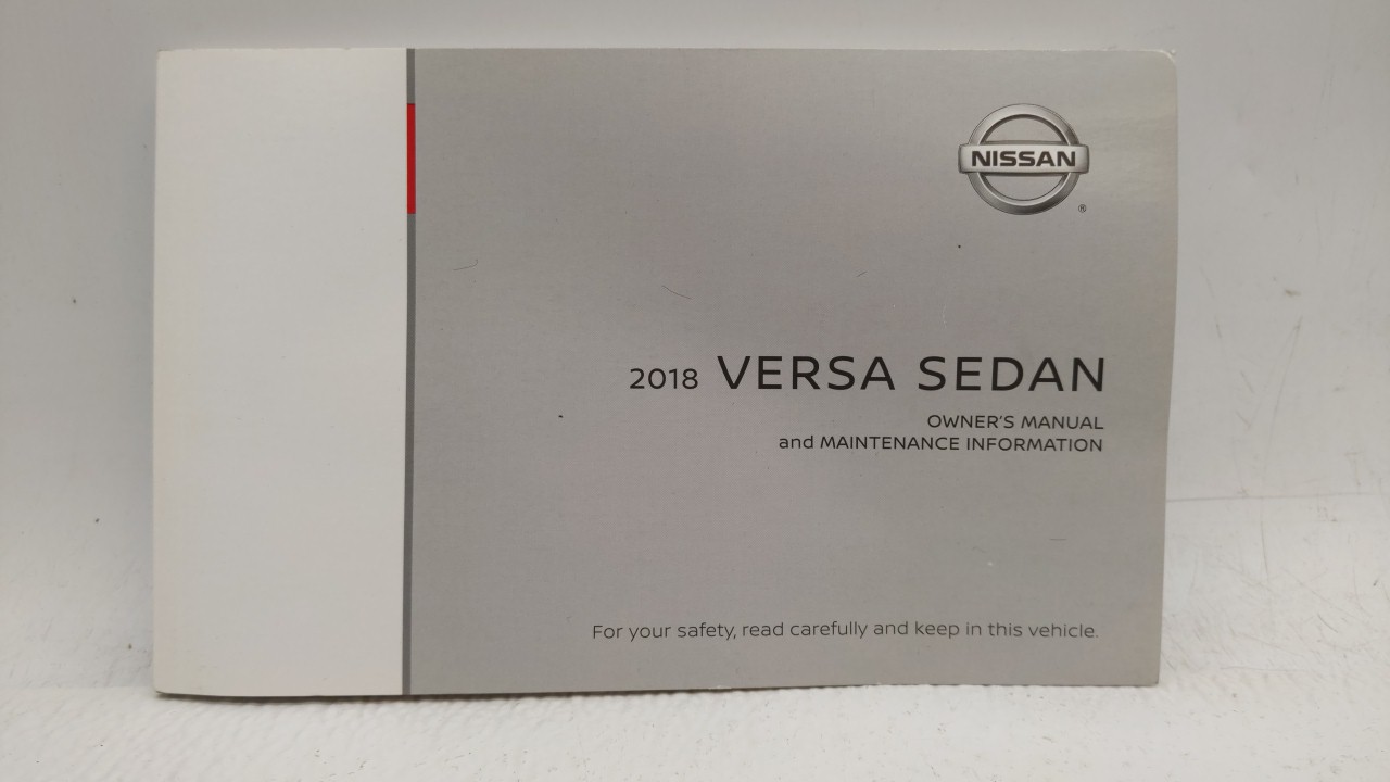 2018 Nissan Versa Owners Manual 206194 - Oemusedautoparts1.com