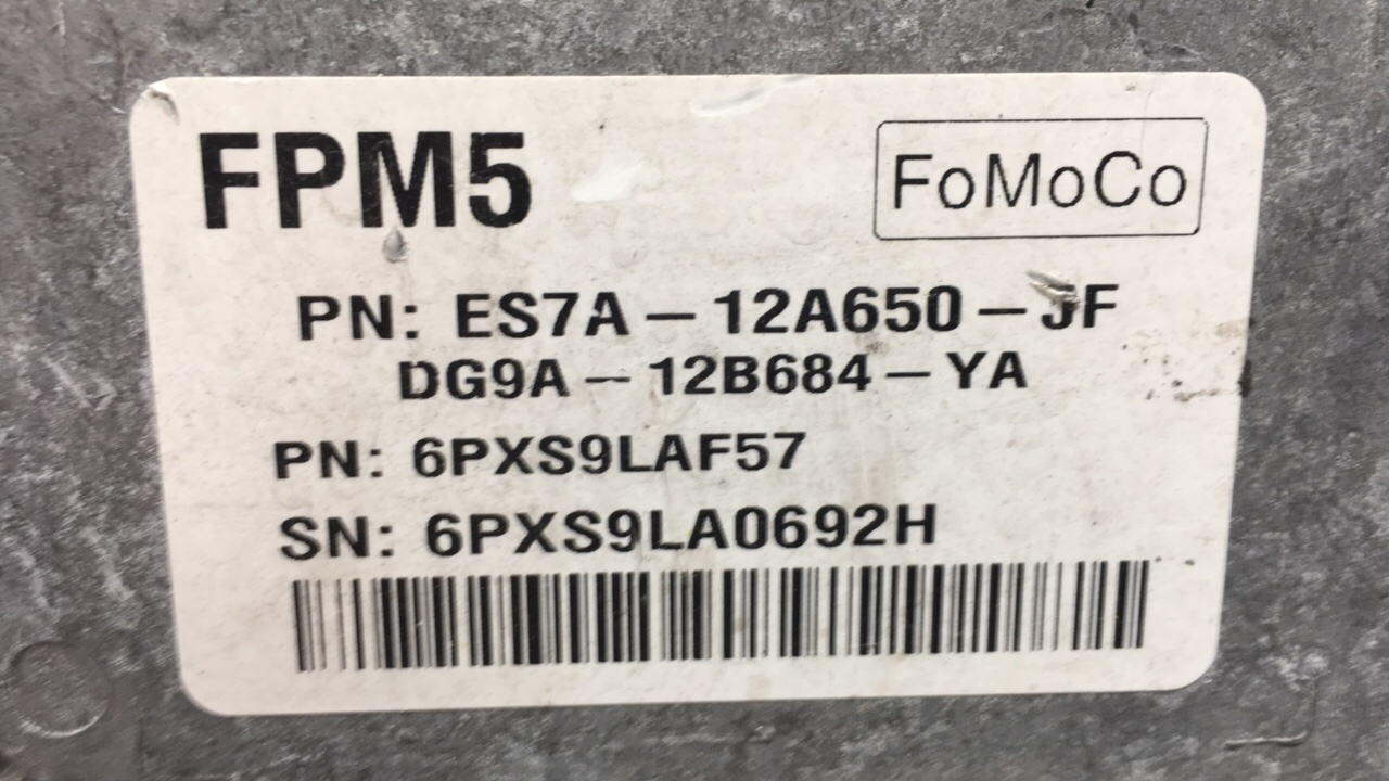 2014-2016 Ford Fusion Engine Computer Ecu Pcm Ecm Pcu Oem Es7a-12a650-jf 131265 - Oemusedautoparts1.com