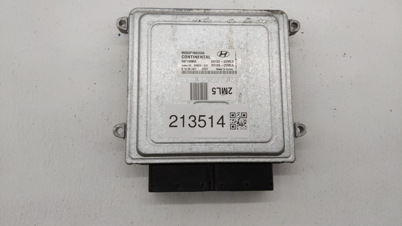 Picture of 2014-2016 Hyundai Elantra Engine Computer Ecu Pcm Ecm Pcu Oem 213514