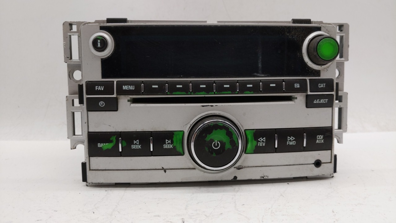 2009-2012 Chevrolet Malibu Am Fm Cd Player Radio Receiver 214721 - Oemusedautoparts1.com