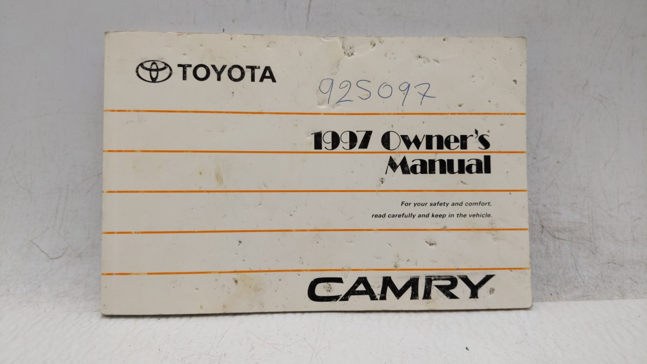 1997 Toyota Camry Owners Manual 216591 - Oemusedautoparts1.com