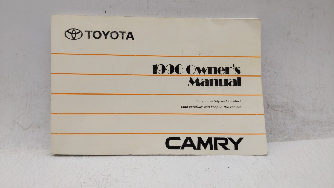 Picture of 1996 Toyota Camry Owners Manual 216685