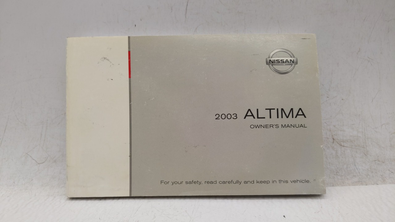 2003 Nissan Altima Owners Manual 216688 - Oemusedautoparts1.com