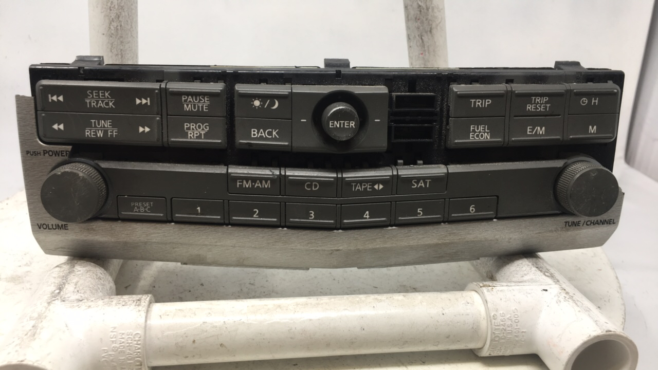 2006-2006 Nissan Maxima Am Fm Cd Player Radio Receiver Black 22266 - Oemusedautoparts1.com