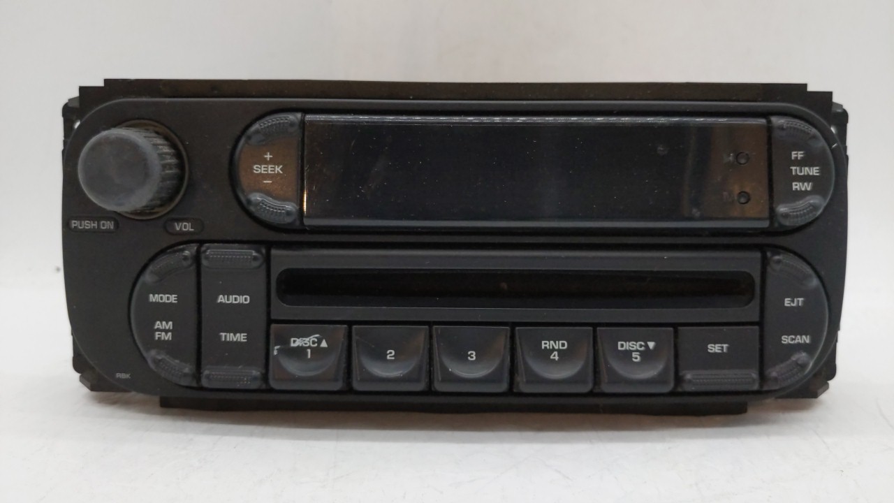 Picture of Chrysler Stratus Am Fm Cd Player Radio Receiver 225276