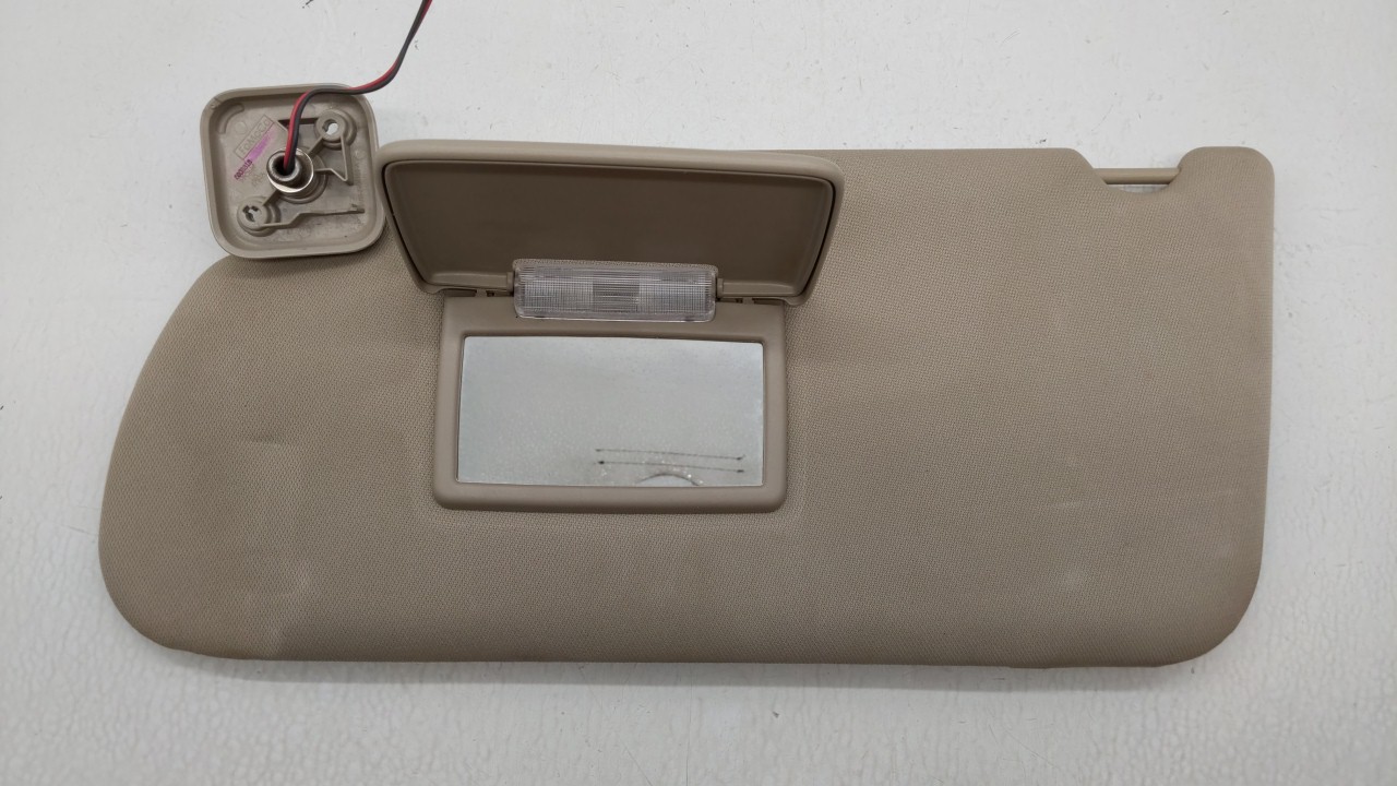 Picture of 2009-2012 Ford Flex Driver Sun Visor Mirror Left Sunvisor Tan 228474