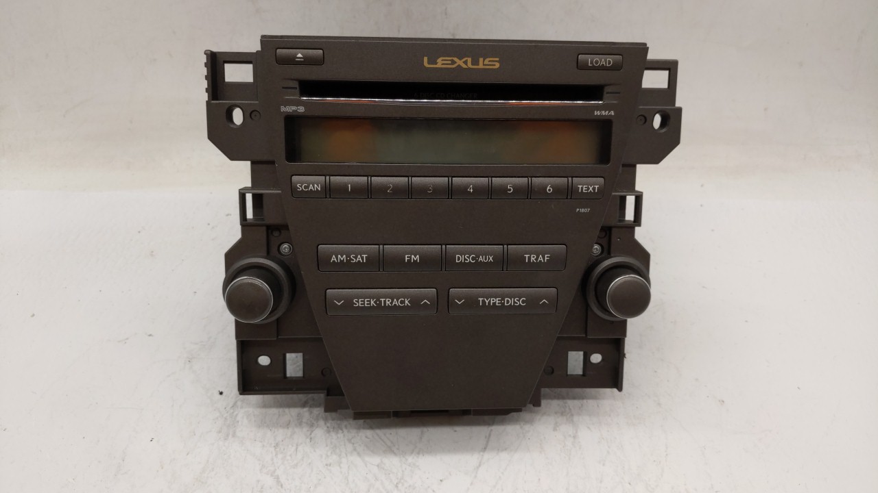 2007-2009 Lexus Es350 Am Fm Cd Player Radio Receiver 239662 - Oemusedautoparts1.com