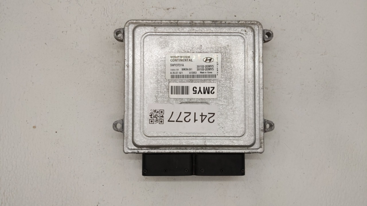 2015-2016 Hyundai Elantra Engine Computer Ecu Pcm Ecm Pcu Oem 241277 - Oemusedautoparts1.com
