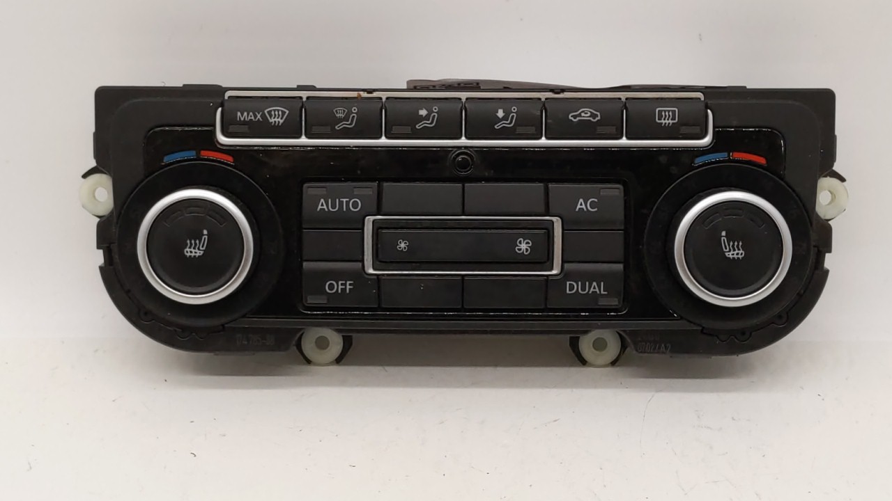 2011-2012 Volkswagen Cc Ac Heater Climate Control Temperature Oem 262714 - Oemusedautoparts1.com