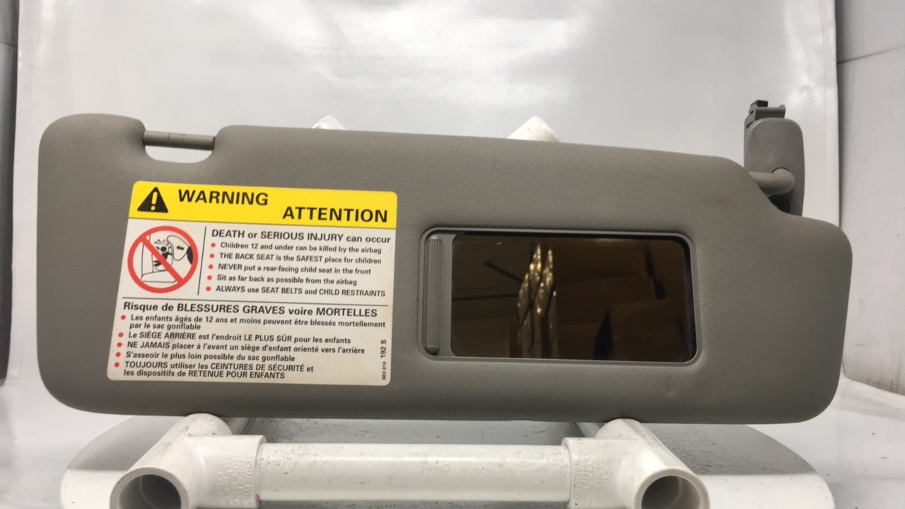2002-2008 Audi A4 Passenger Right Sun Visor Sunvisor Gray W311l - Oemusedautoparts1.com