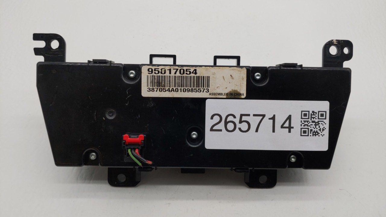 2012-2016 Chevrolet Cruze Ac Heater Climate Control Temperature Oem 265714 - Oemusedautoparts1.com