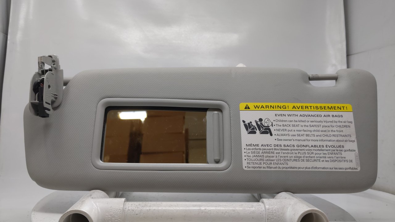 2013-2016 Audi A4 Driver Sun Visor Mirror Left Sunvisor Light Grey 26597 - Oemusedautoparts1.com