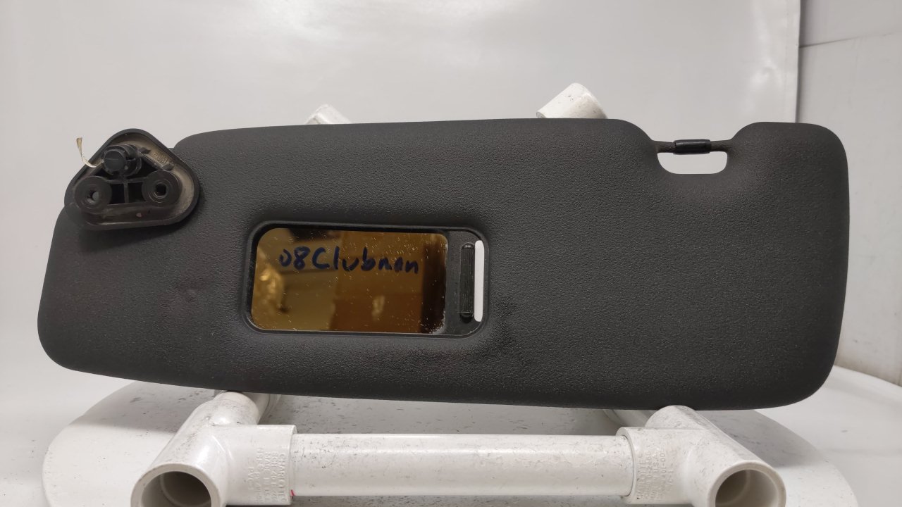 2008 Mini Cooper Clubman Driver Left Sun Visor Sunvisor Black W277c - Oemusedautoparts1.com