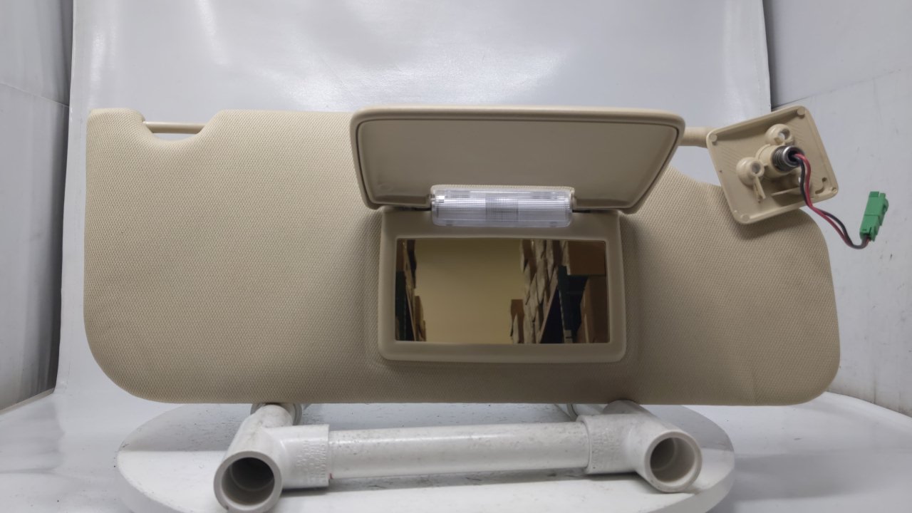 2009 Ford Edge Passenger Right Sun Visor Sunvisor Beige W280a - Oemusedautoparts1.com
