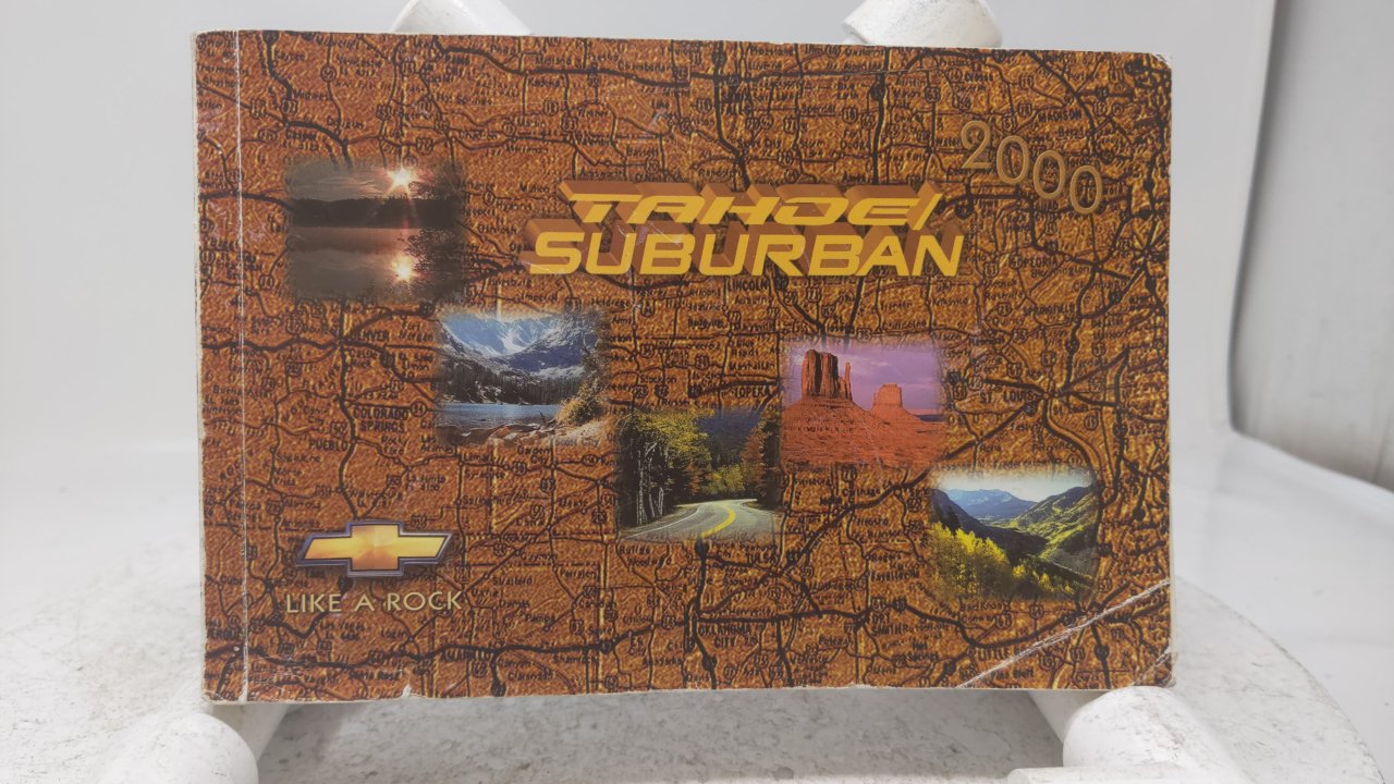 00 Tahoe OEM Owners Manual Users Guide Operators Hand Book 11X641 - Oemusedautoparts1.com