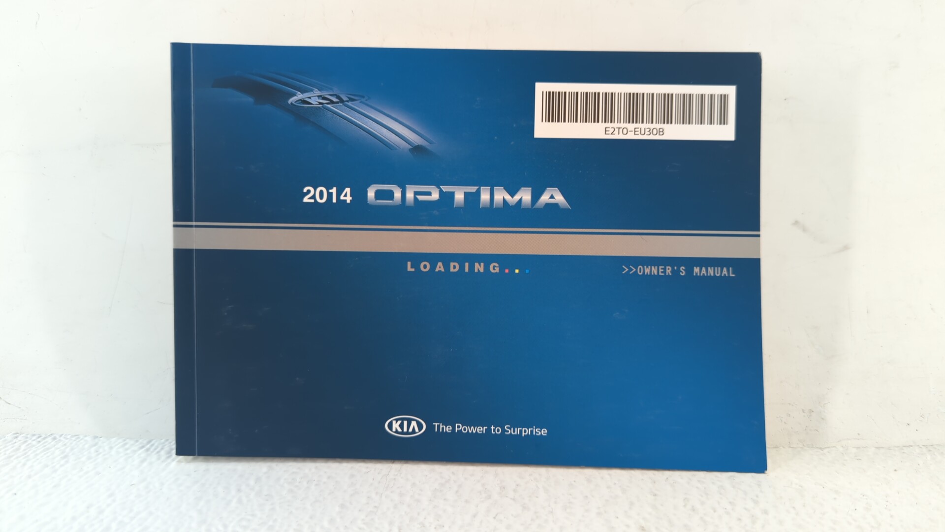 2014 Kia Optima Owners Manual 291889 - Oemusedautoparts1.com