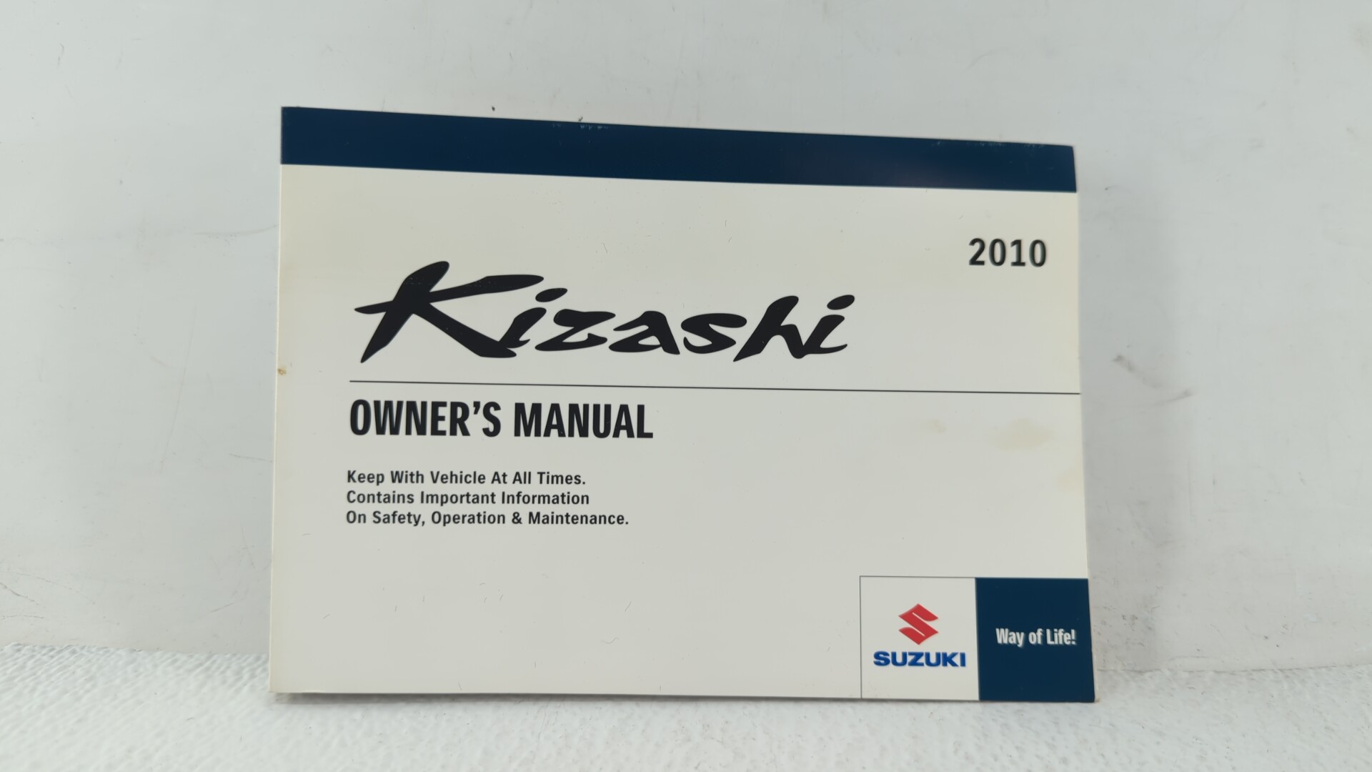 2010 Suzuki Kizashi Owners Manual 291892 - Oemusedautoparts1.com