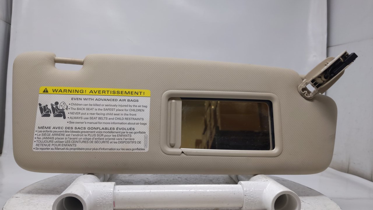 Picture of 2009-2012 Audi A4 Passenger Sun Visor Sunvisor Shade Oem Beige R8S01B18