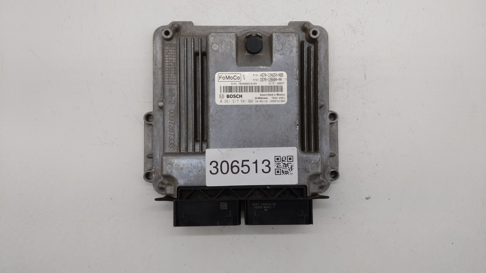 Picture of 2017-2019 Ford Fusion Engine Computer Ecu Pcm Ecm Pcu Oem 306513