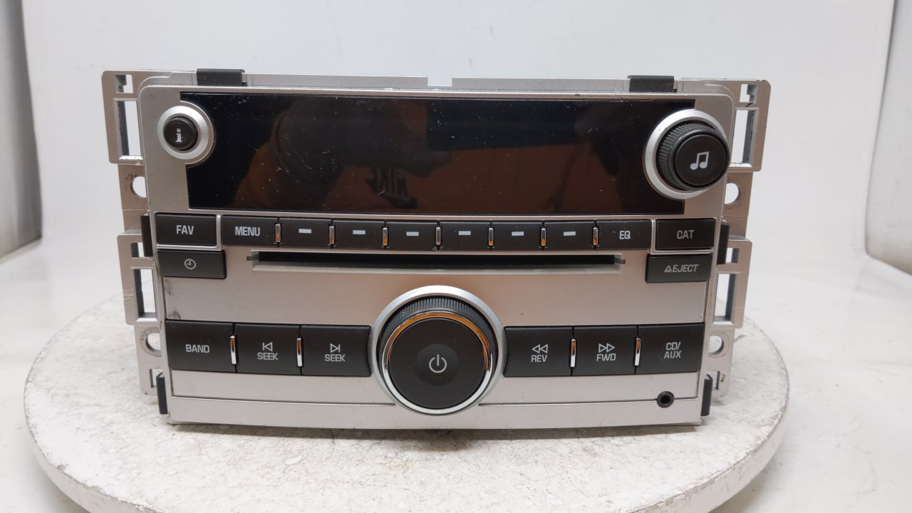 2009-2012 Chevrolet Malibu Am Fm Cd Player Radio Receiver 34609 - Oemusedautoparts1.com